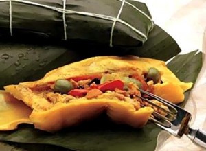 Costa Rican tamal, traditional Christmas dish