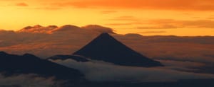 Arenal Volcano sunset, Costa Rica