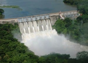 Hydroelectric plant at Lake Arenal in Costa Rica