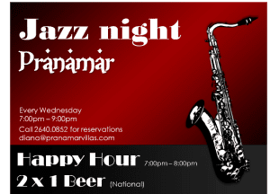 Jazz nights at Pranamar