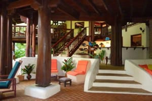 Playa Nicuesa Rainforest Lodge reception area