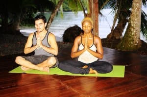 Yoga in the jungle by the sea in Costa Rica