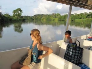 Boat trip on San Carlos River at Maquenque Lodge