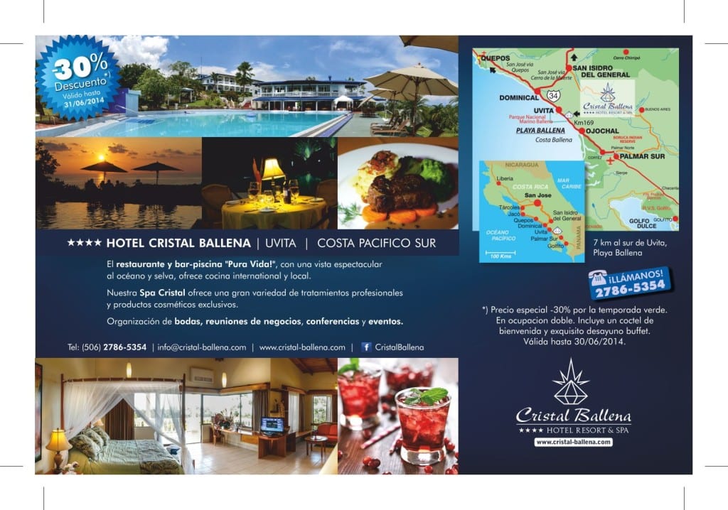 Descuento 30% Cristal Ballena Resort