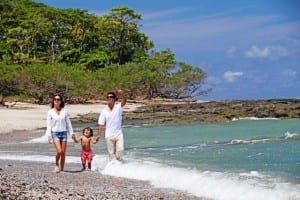 Family beach vacation Costa Rica