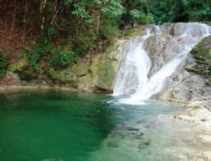 Bridal Veil Waterfall and pool