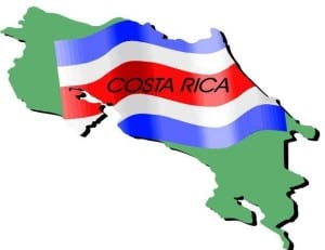 Independence Day Costa Rica map