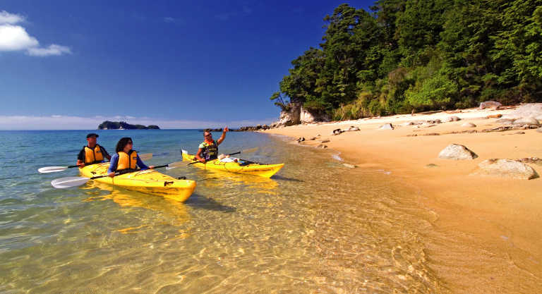 Sea kayaking off Costa Rica Caribbean Coast