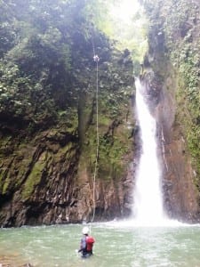 Gravity Falls canyoning tour Arenal Costa Rica