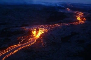 Volcano Kilauea in Hawaii, image by USGS