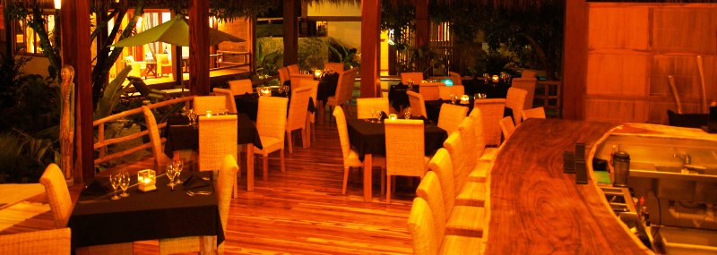 Budda Eyes Restaurant at Pranamar Villas in Costa Rica