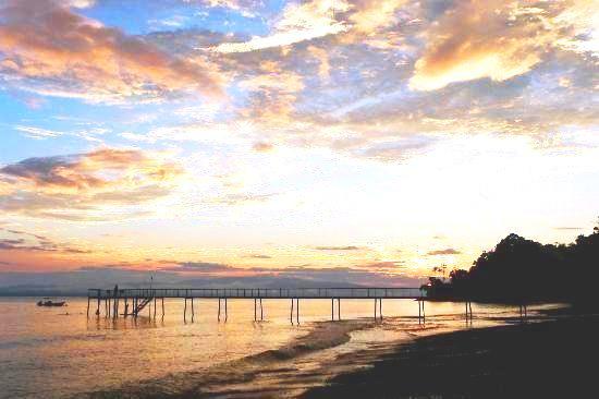 Sunset at Playa Nicuesa