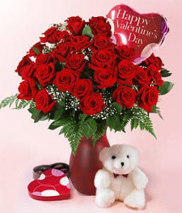 Valentine's Day roses and gifts