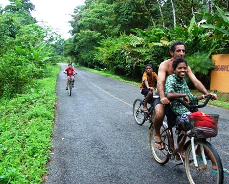 Biking is how to get around Puerto Viejo Costa Rica