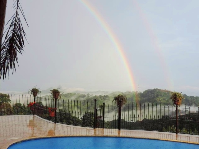 End of the rainbow in Atenas Costa Rica