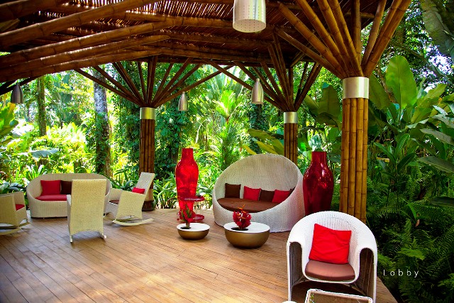 Hotel Le Cameleon lobby Costa Rica