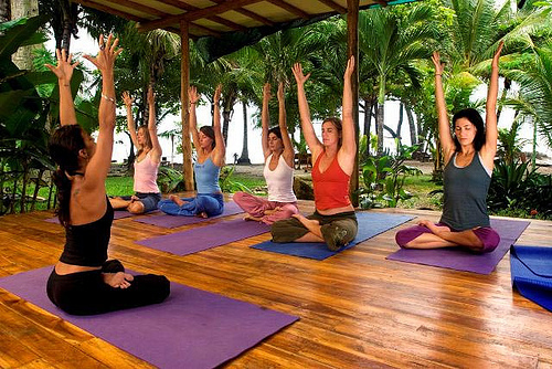 Yoga beachfront in Santa Teresa Costa Rica