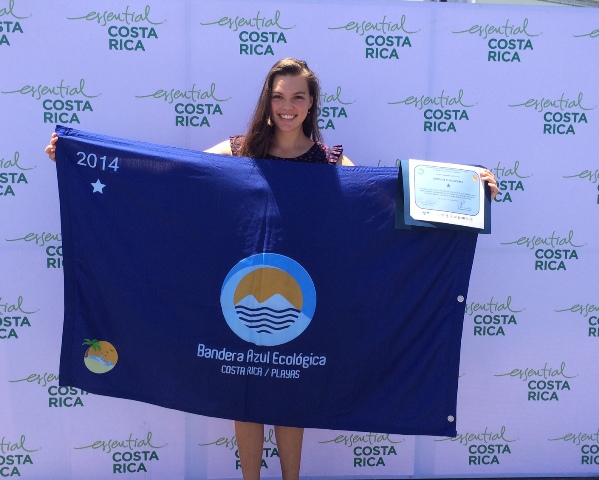 Blue Flag Award received by Nicuesa Lodge 2015