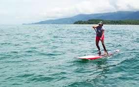 SUP racer Edith Garcia, photo by Freedom Riding SUP