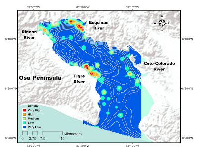 Golfo Dulce map