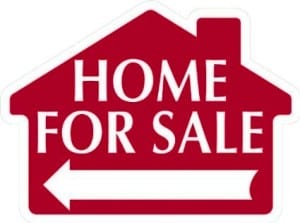 Home for sale sign