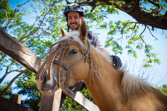 Ironhorse downhill mountain biking at Hacienda Guachipelin