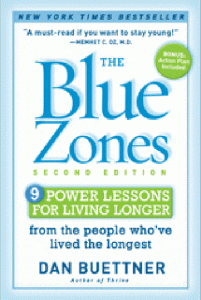 Blue Zones book by Dan Buettner