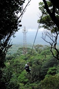 Canopy tour at El Establo Hotel in Monteverde Costa Rica