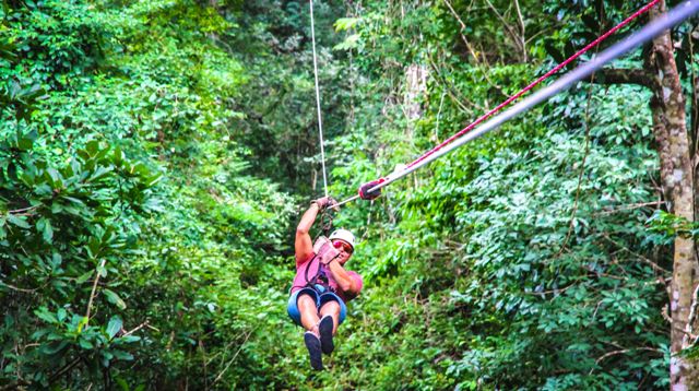 Canopy tour in Mal Pais Costa Rica
