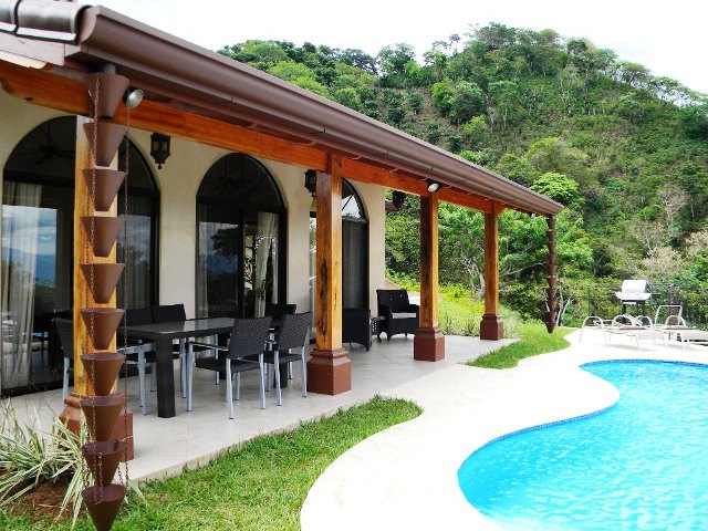 Home building Atenas Costa Rica terrace shade