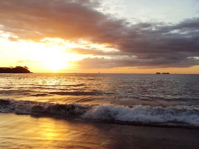 Playa Prieta Guanacaste Costa Rica sunset