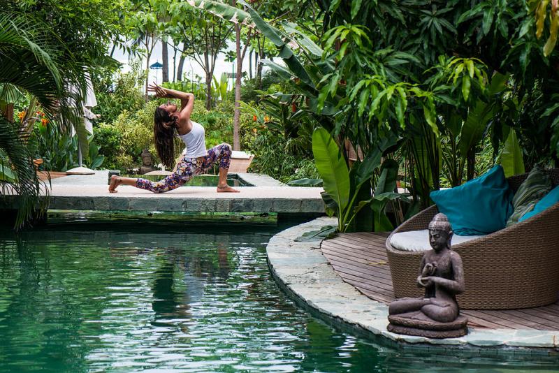 Yoga at Pranamar Villas in Santa Teresa Costa Rica