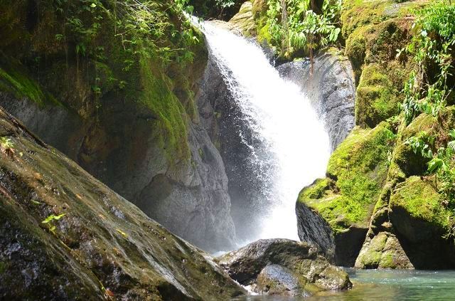 Cazuela Waterfall at Portasol Rainforest in Costa Rica