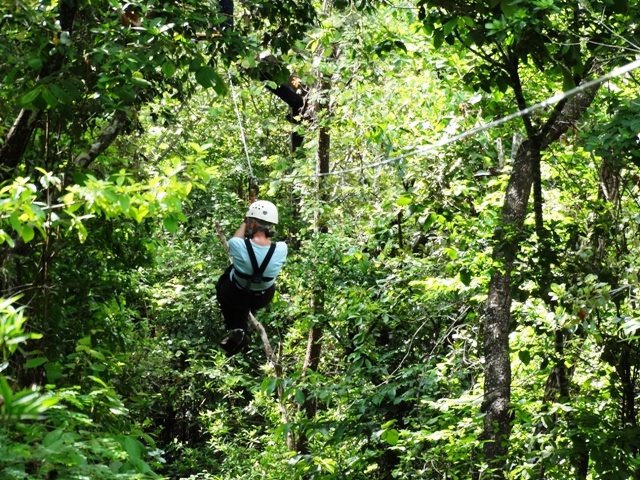 Canyon Canopy Tour at Hotel Hacienda Guachipelin in Costa Rica