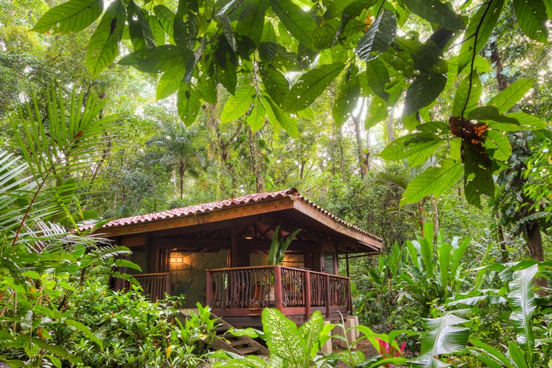One bedroom cabins at Playa Nicuesa Rainforest Lodge in Costa Rica