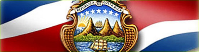 Costa Rica flag and seal