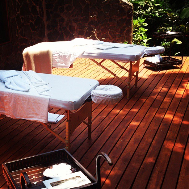 Deck at Green Leaf Spa, El Establo Mountain Hotel