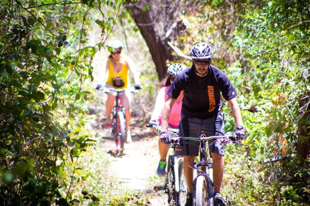 Mountain biking tours at Hacienda Guachipelin in Costa Rica