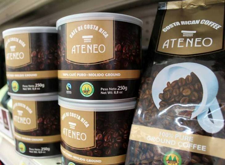 CoopeAtenas coffee in Atenas Costa Rica