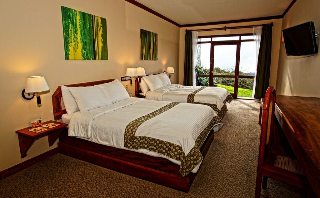 Deluxe Rooms at El Establo Mountain Hotel, Monteverde, Costa Rica.