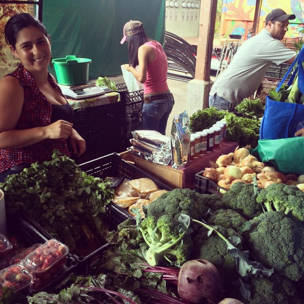 Feria Verde or Green Market in Ciudad Colon, photo credit feriaverde.