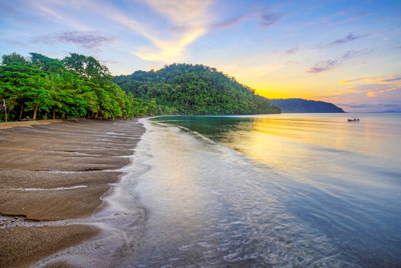 Golfo Dulce in southern Costa Rica
