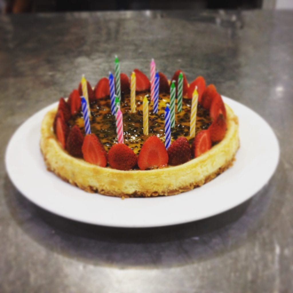 Fresh fruit pastry creation at Luc’s Seafood Grill & Chapa, photo credit by lucianoriotti