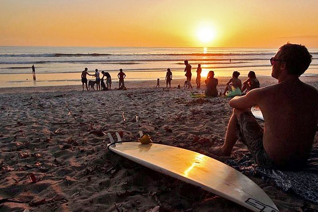 Sunset in Santa Teresa, Costa Rica