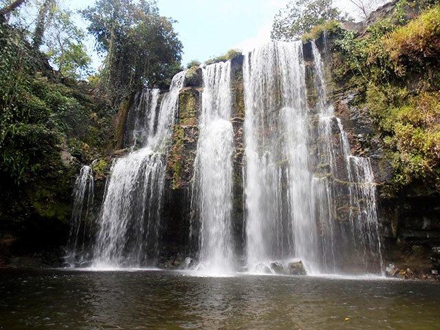 Llanos de Cortes Waterfall in Guanacaste Costa Rica