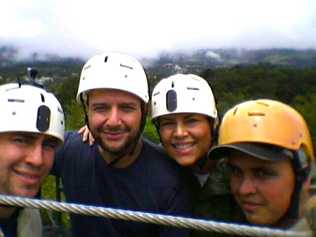 Our guides during the adventure filled Tree Top Canopy at El Establo Mountain Hotel