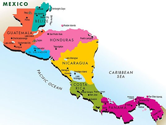 Costa Rica Map South America New Airline Routes Open Costa Rica To Latin America Travel | Enchanting Costa  Rica