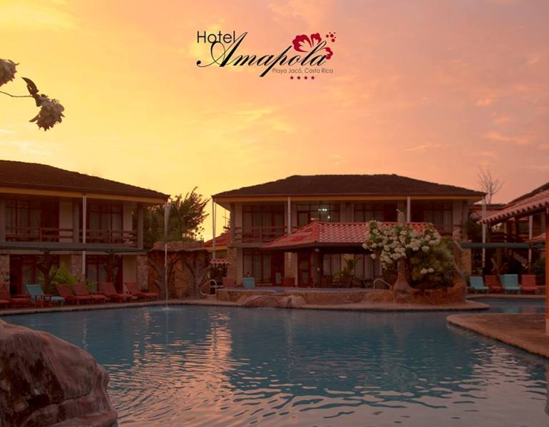 Hotel Amapola , Playa Jacó, Costa Rica.