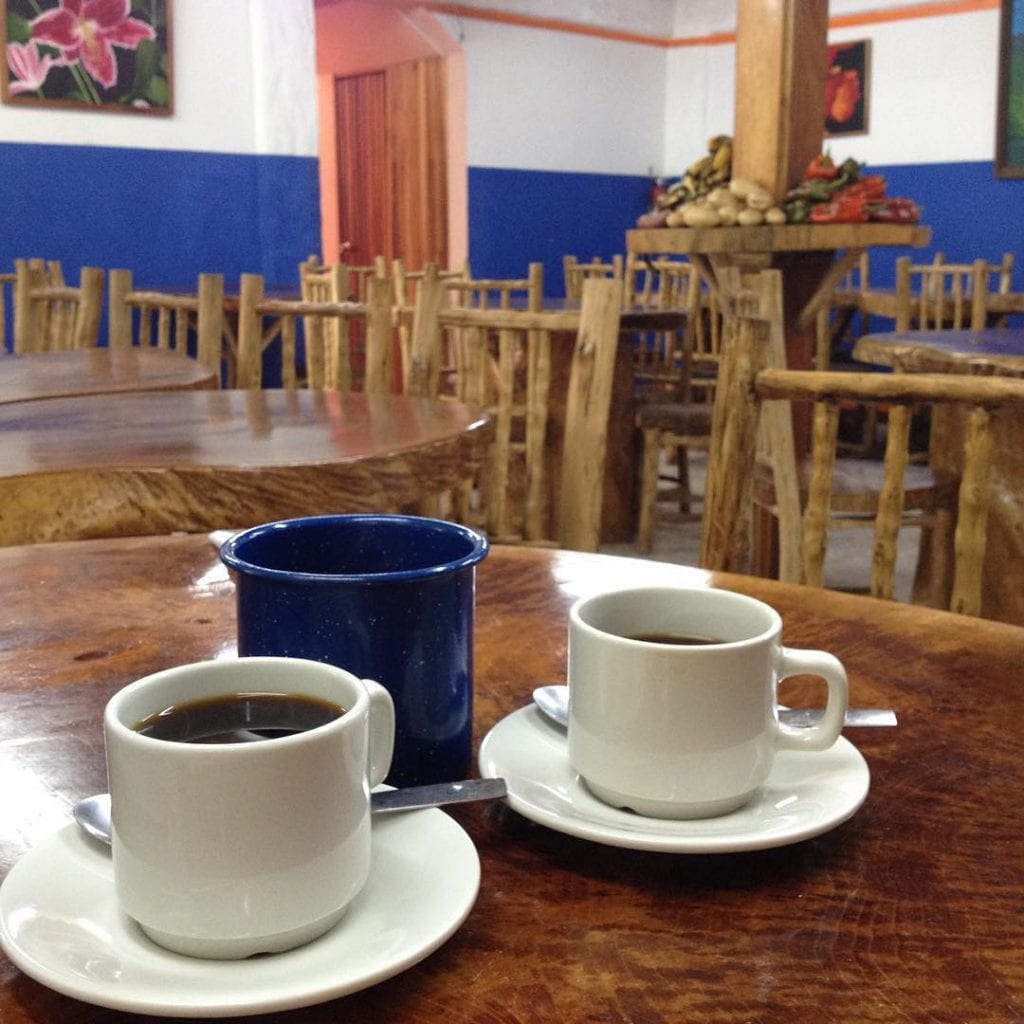 Enjoy a cup of Monteverde coffee, photo credit tavalverder.