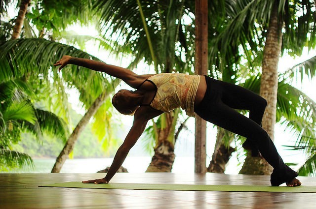 Yoga at Playa Nicuesa Rainforest Lodge in Costa Rica
